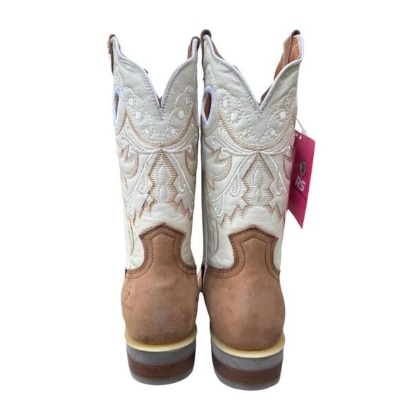 Rancho Semental Western Boots
Brown & Ivory Leather. Men's 8 Woman's 9.5. - Picture 3 of 6